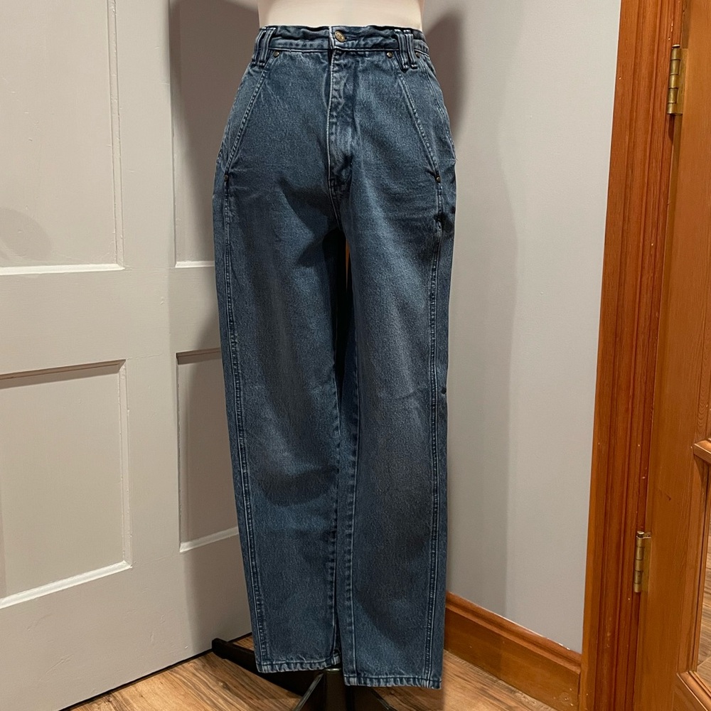 Mid / dark wash denim jeans from the 90s